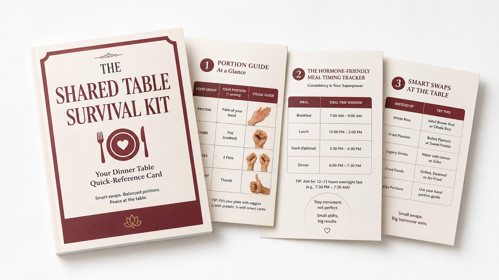 The Shared Table Survival Kit — bonus mockup