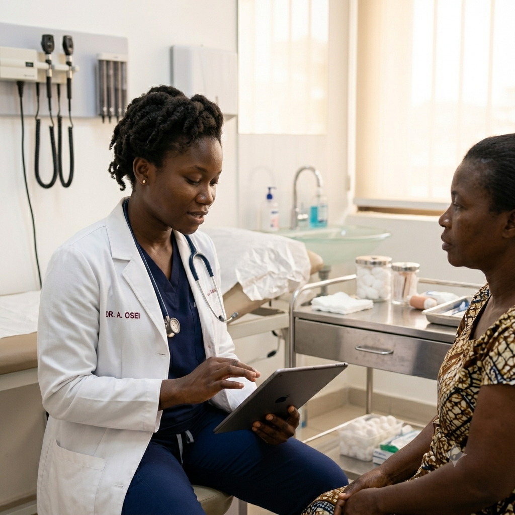 Dr. Amara Osei — women's wellness educator and author